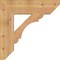 Ekena Millwork Olympic Slat Smooth Bracket, Western Red Cedar, 5 1/2"W x 24"D x 24"H BKT06X24X24OLY06SWR - alternate 4